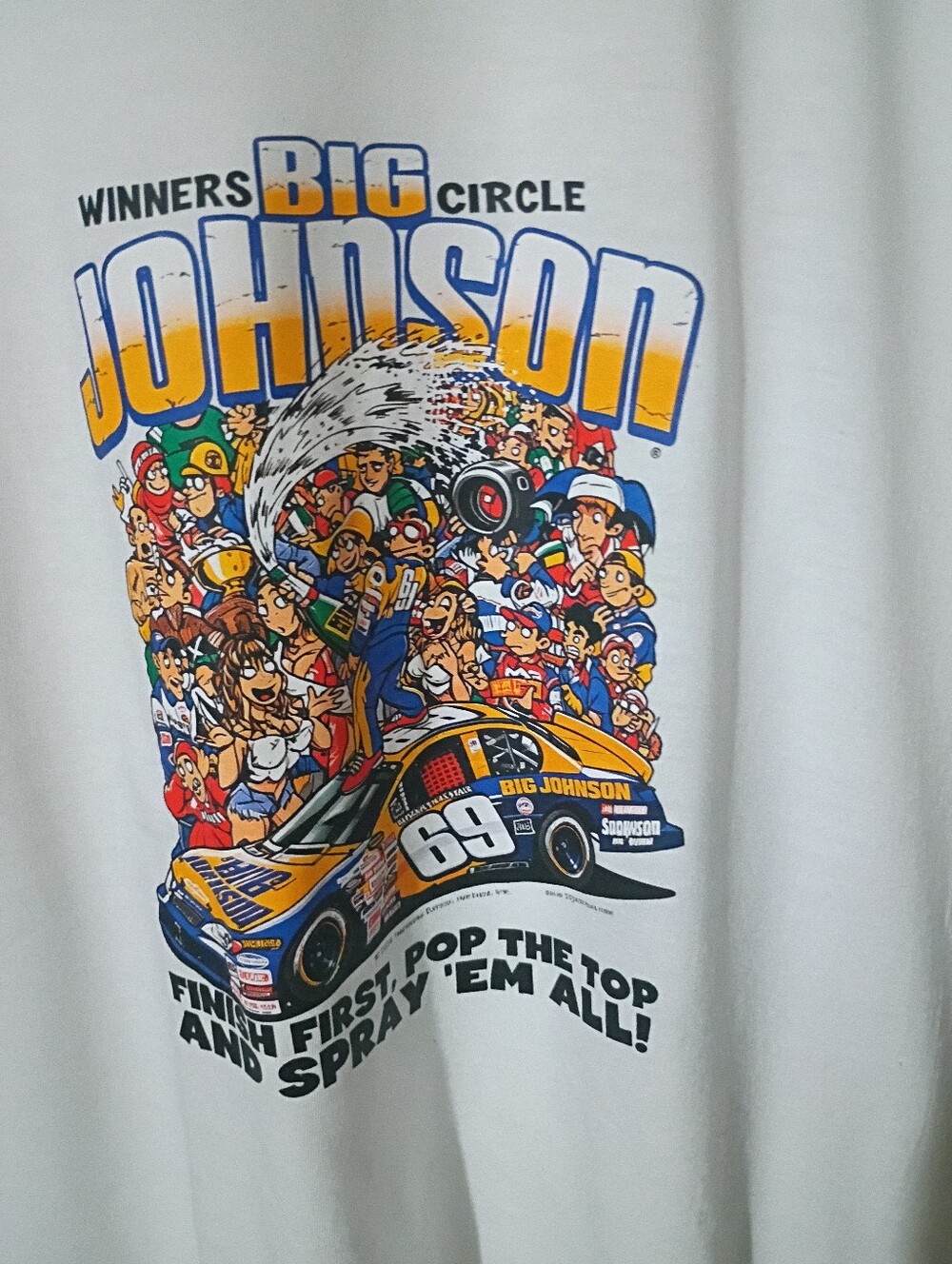 Big Johnson Winners Circle T Shirt- NWOT - 2XL 100% Cotton